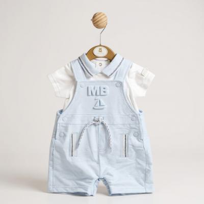 MB5839S  "MB Boat" Dungaree Set  (3-9 months)