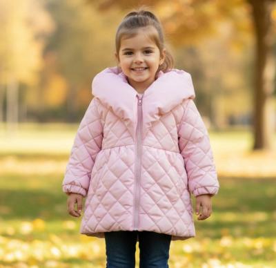 MB5928B  Pink Quilted Winter Coat  (3-5 years)