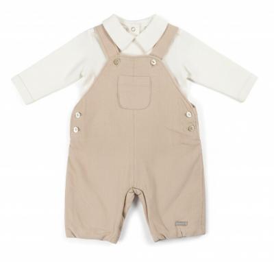 MB6004T   Warm lined Baby Cord Dungaree Set  (3-9 months)