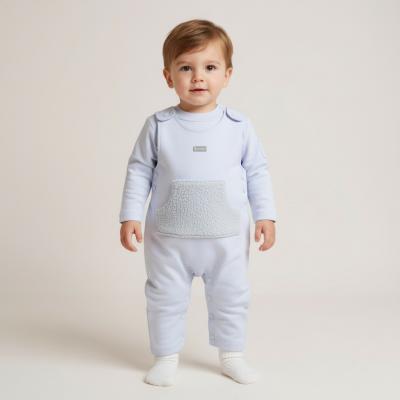 MB6025A Sky Dungaree Set (12-24 months)