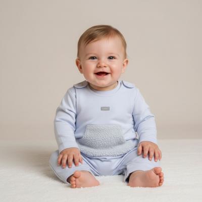 MB6025 Sky Dungaree Set (3-9 months)