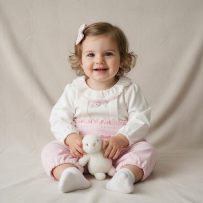 MB6106P   Warm lined Baby Cord  Romper  (3-12 months)