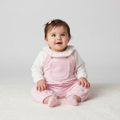 MB6107-A   Warm lined  Baby Cord  Dungaree Set  (12-24 months)