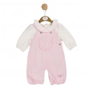 MB6107A   Warm lined  Baby Cord  Dungaree Set  (12-24 months)