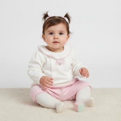 MB6109-A   Warm Lined Baby Cord Bloomer Set  (12-24 months)