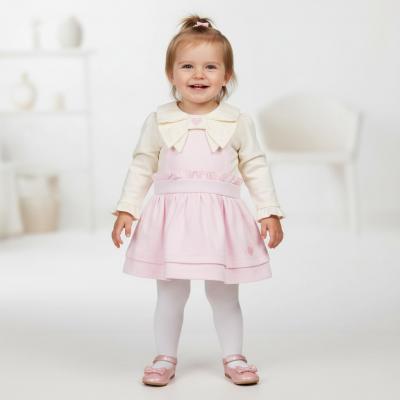 MB6165A  "Hearts" Pinafore Set  (12-24 months)