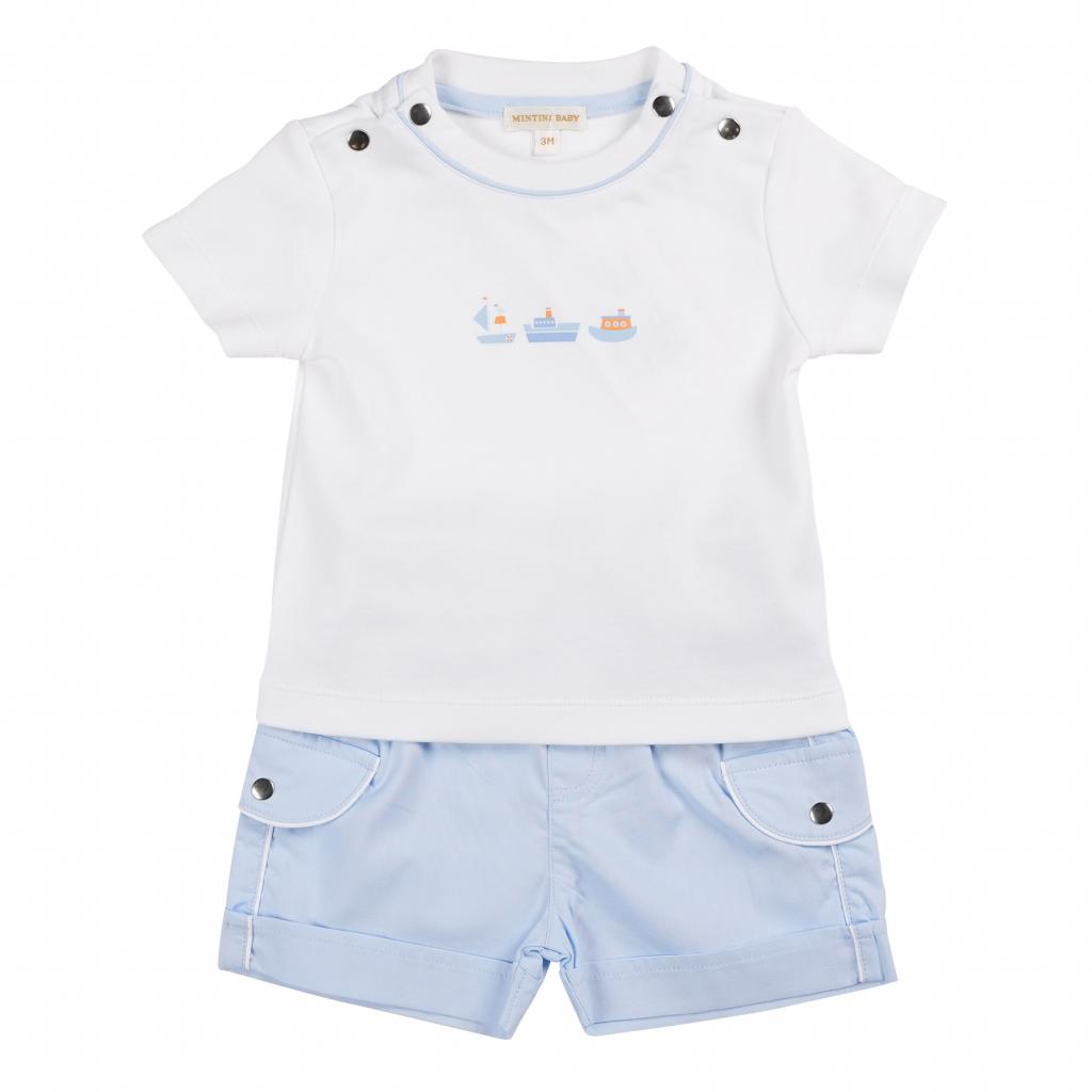 Mintini MB6277  MB6277 Boat Short and Top Set (3-9 months)