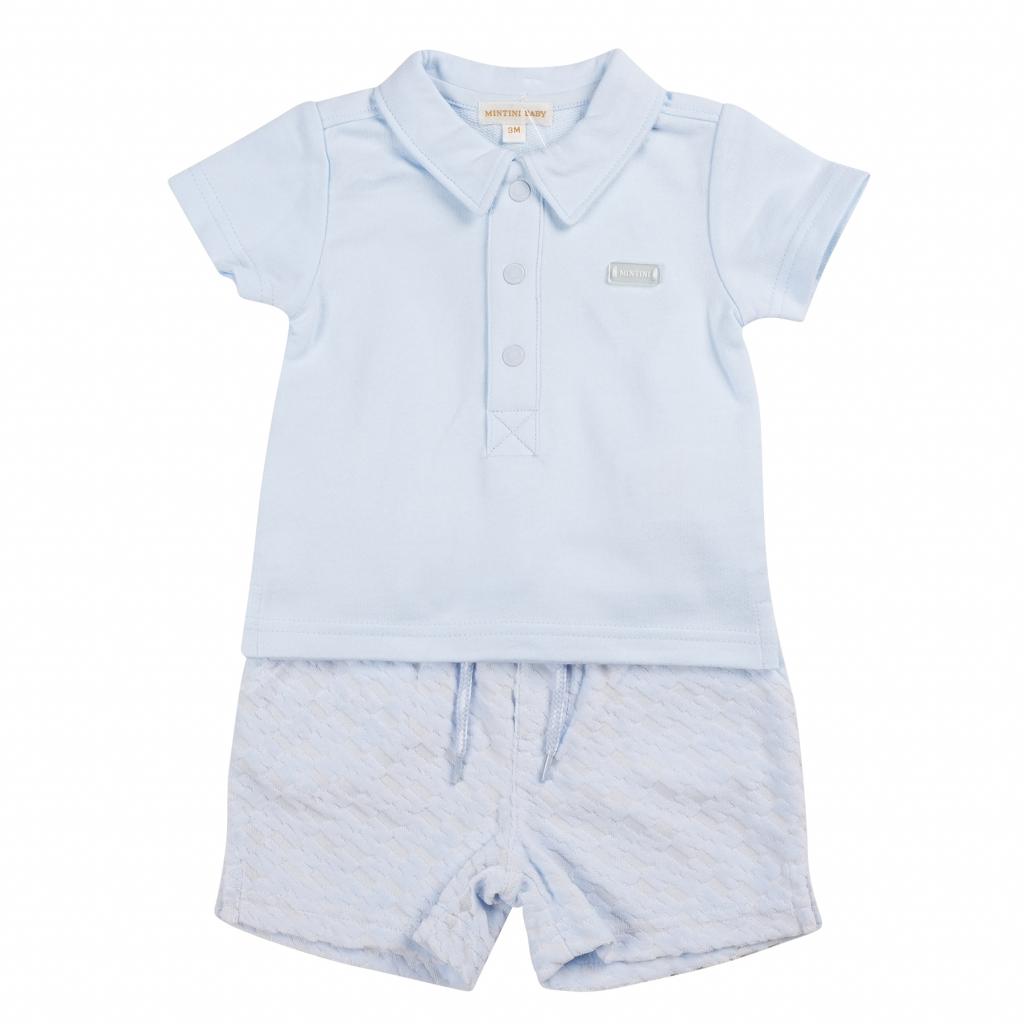 Mintini MB6302 5056590143707 MB6302 Polo Short Set (3-9 months)