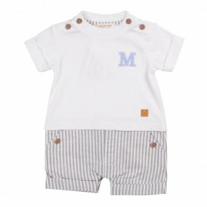 MB6312C  Mintini Logo Romper  (3-12 months)
