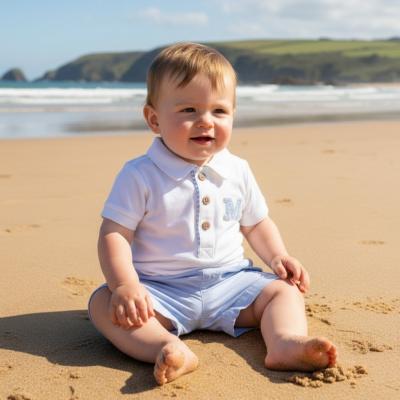 MB6317S  Mintini Logo Shorts Set  (3-9 months)