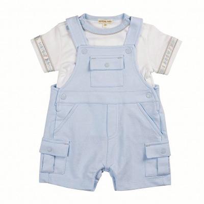 MB6329-A  Short Dungaree Set  (12-24 months)