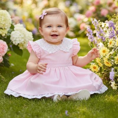 MB6427-AP  Lace Dress  (12-24 months)