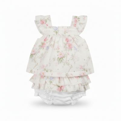 MB6445  Floral Jam Pant Set  (3-9 months)