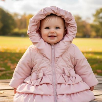 MB6526  Pink Beaded Winter  Coat  (3-9 months)