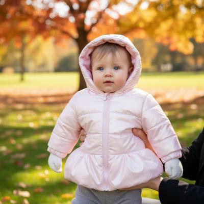 MB6530P  Pink Pearlised Winter Coat  (3-9 months)