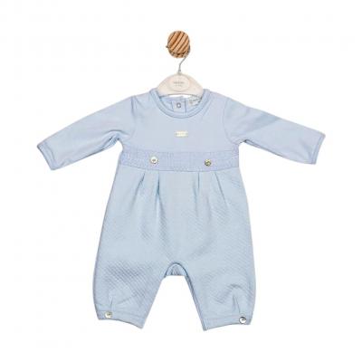 MB6550S  Diamond Detail Romper  (1-6 months)