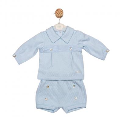 MB6553S  Diamond Bloomer Short Set  (3-12 months)