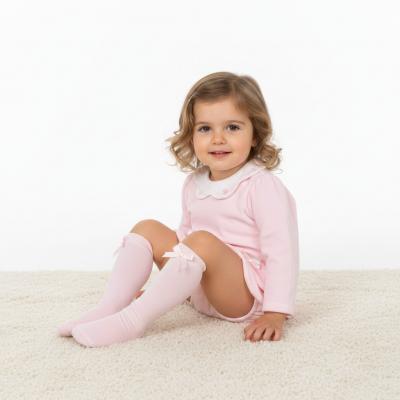 MB6690A  Scallop Velour Jam Pants Set (12-24 months)