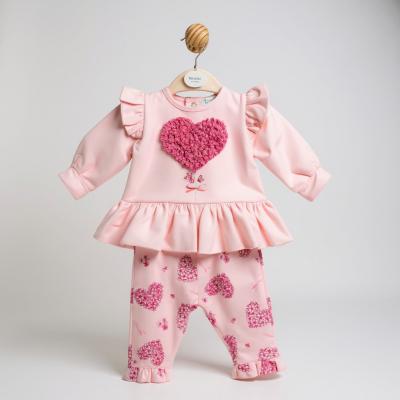 MB6789-B 3D heart Top and Leggings (3-5 years)