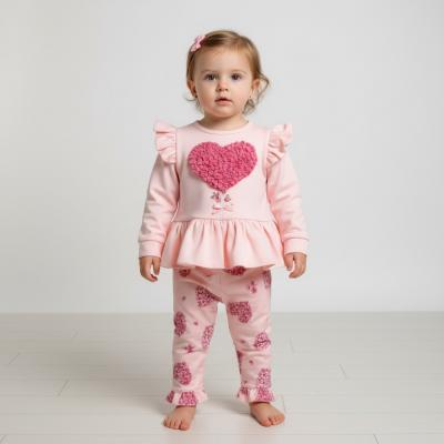 MB6789A 3D heart Top and Leggings (12-24 months)