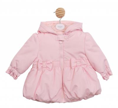MB6877B Pink Bow Coat (3-5 years)