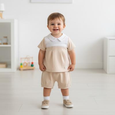 MB6888-A  Embroidered Panel Two Piece  (12-24 months)