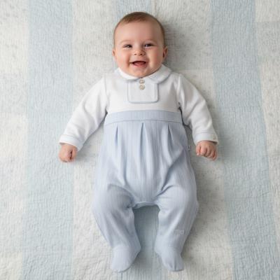 MB6892S  Pointelle Piped All In One  (1-6 months)