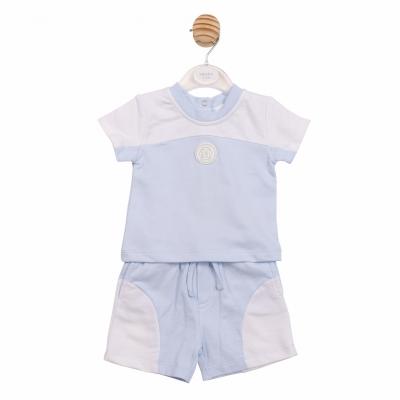 MB7007B  Colour Block Shorts Set  (3-5 years)