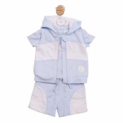 MB7008B  Colour Block Gilet Set  (3-5 years)
