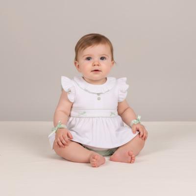 MB7068  Pointelle Bow Jam Pant Set (3-9 months)