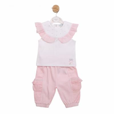 MB7097B Diamante and Frilled Trouser Set (3-5 years)