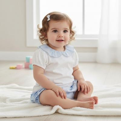 MB7119  Diamante and Frilled Rear Bloomer Set  (3-9 months)
