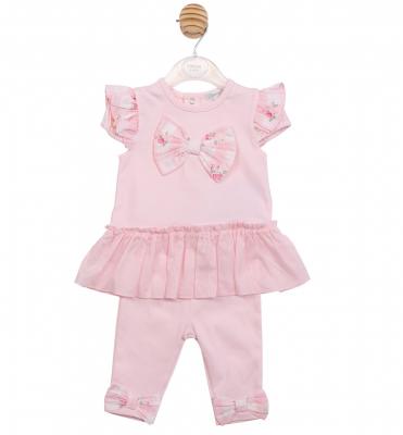MB7161B Floral and Check Tunic Set (3-5 years)