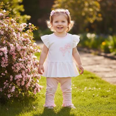 MB7209A  3D Flower Tunic and Legging Set (12-24 months)