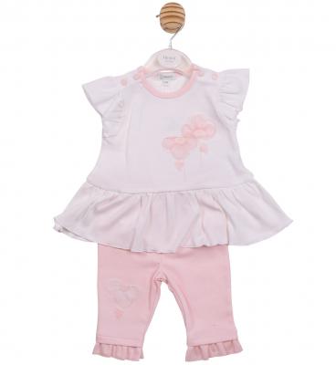 MB7209  3D Flower Tunic and Legging Set (3-12 months)