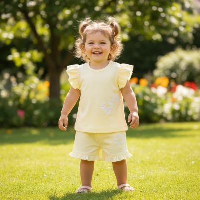 MB7216A  3D Flower Shorts and Top  (12-24 months)