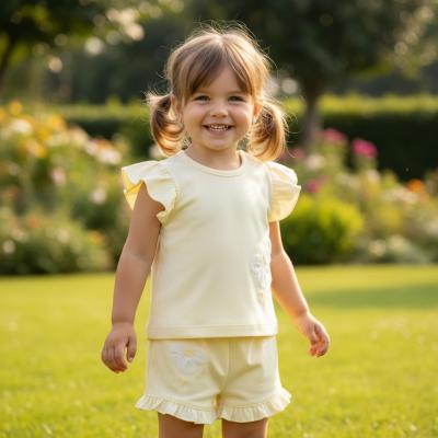 MB7216B  3D Flower Shorts and Top  (3-5 years)