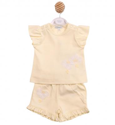 MB7216B  3D Flower Shorts and Top  (3-5 years)