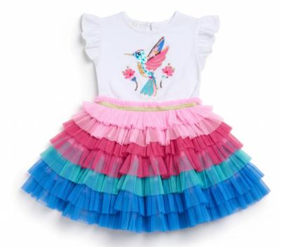MIH14007  Humming Bird Tutu Dress  (3-5 years)