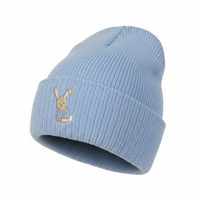 ML0503-0462-S  Sky Knitted "Rabbit" Hat  (One Size)