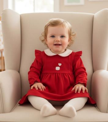 JF20-2720 "Mushroom and Heart" Dress (NB-6 months)