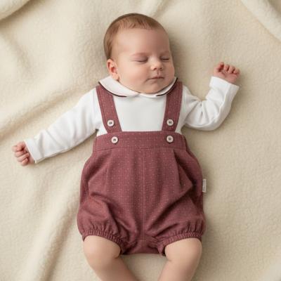 ML2020-2500  Short Dungaree Set  (NB-6m)