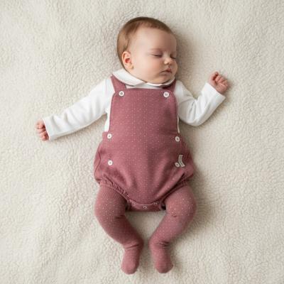 ML2020-2501  Short Dungaree Set  (NB-6m)