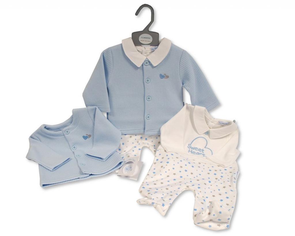 My Little Chick BIS-2020-2512 5035320025124 ML2020-2512 "Stars and Hearts" All In One Set (NB-6m)