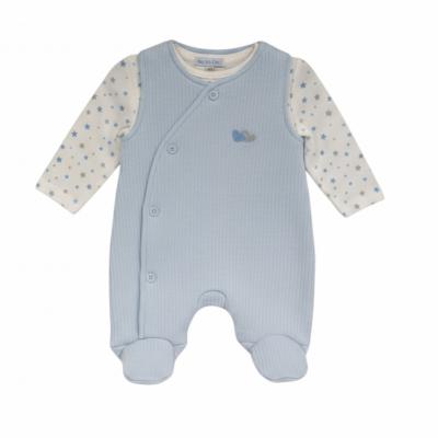 ML2020-2513S "Stars and Hearts" Dungaree Set (NB-6m)