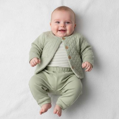 ML2020-2584  Quilted Three Piece Set  (NB-6m)