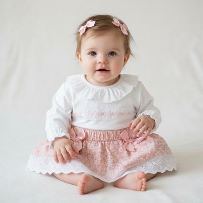 ML2020-2628  Floral Jam Pant Skirt Set  ( Newborn - 9 months)