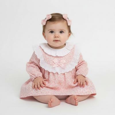 ML2020-2630  Floral Dress Set  ( Newborn- 9 months)