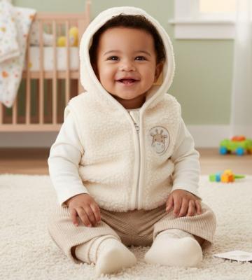 ML2020-2656T Corduroy "Giraffe" 3 Piece Gilet Set (0-9 months)