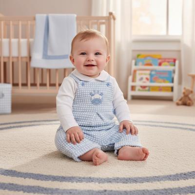 ML2020-2670 Giraffe Dungaree and Top ( Nb - 6 months)